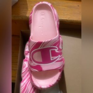 Womens Champion Slides size 9 $30